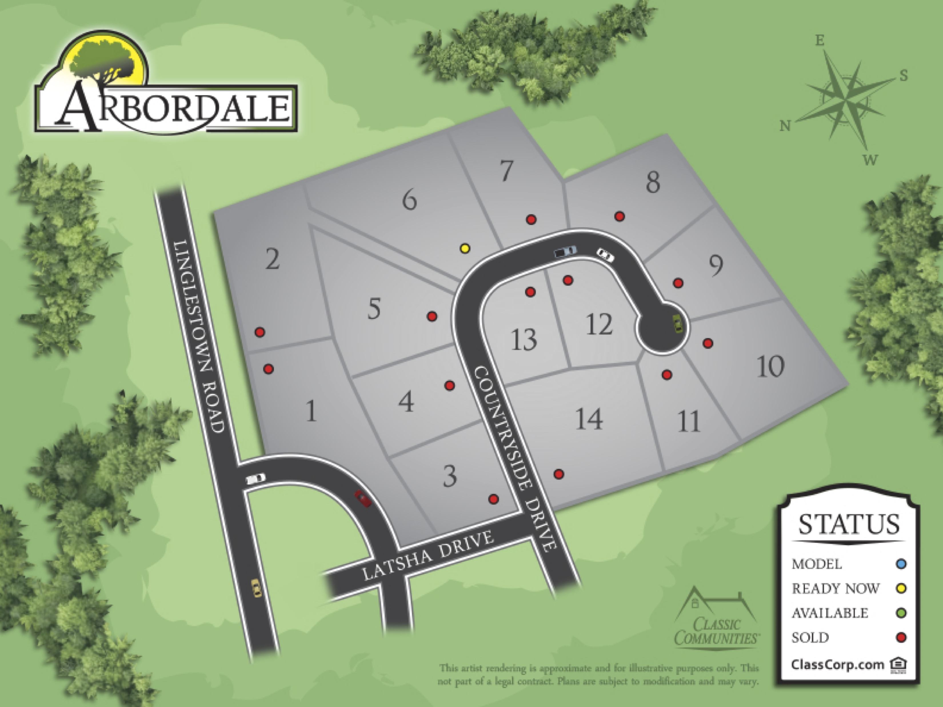 Arbordale site plan