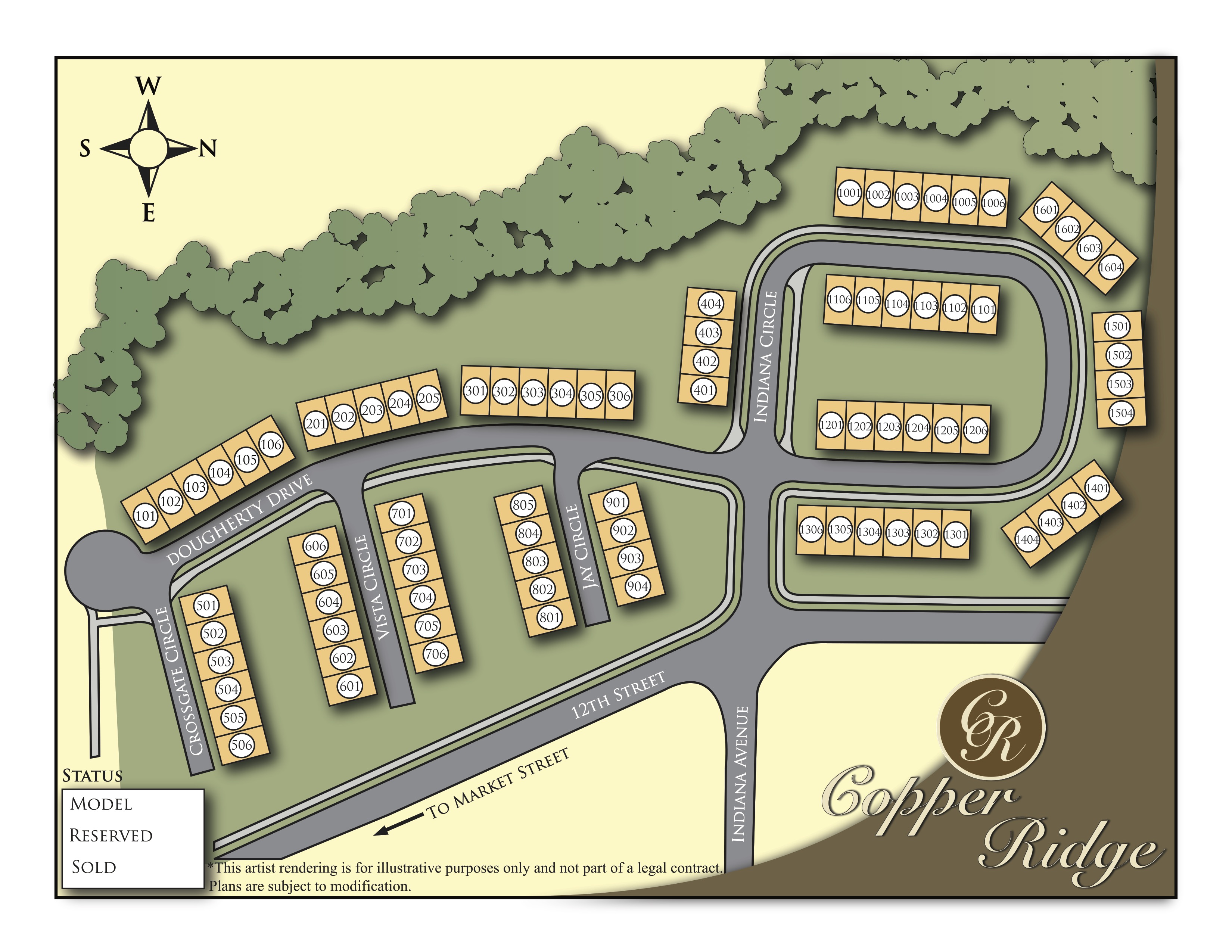 Copper Ridge site plan