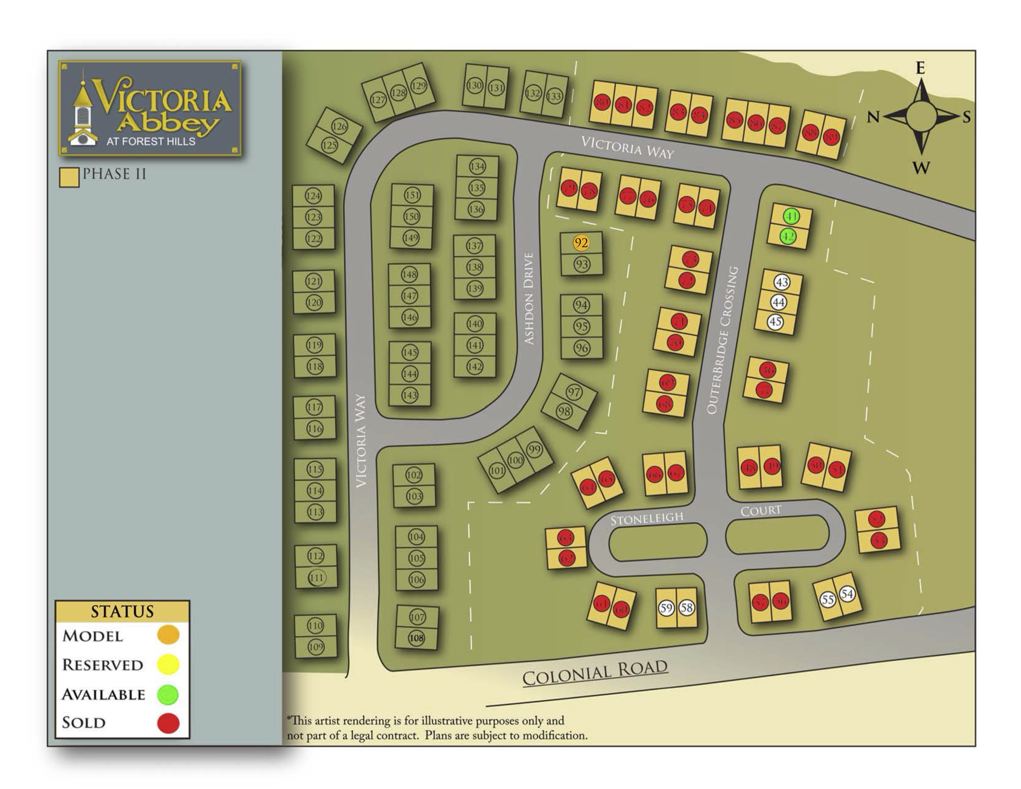 Victoria Abbey site plan