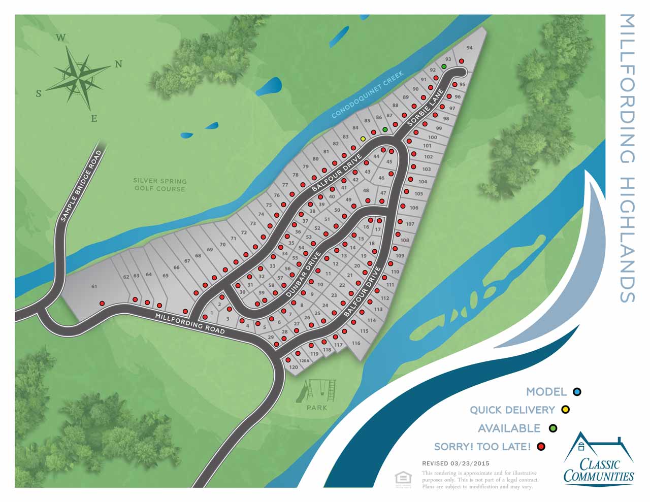Millfording Highlands site plan