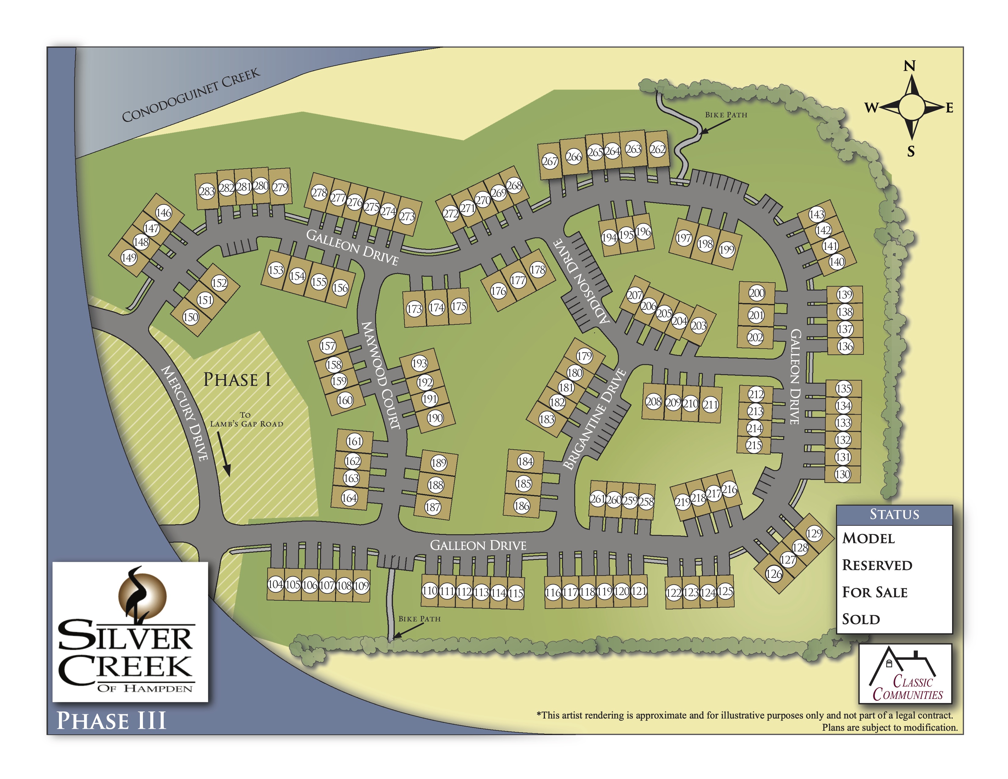 Silver Creek site plan