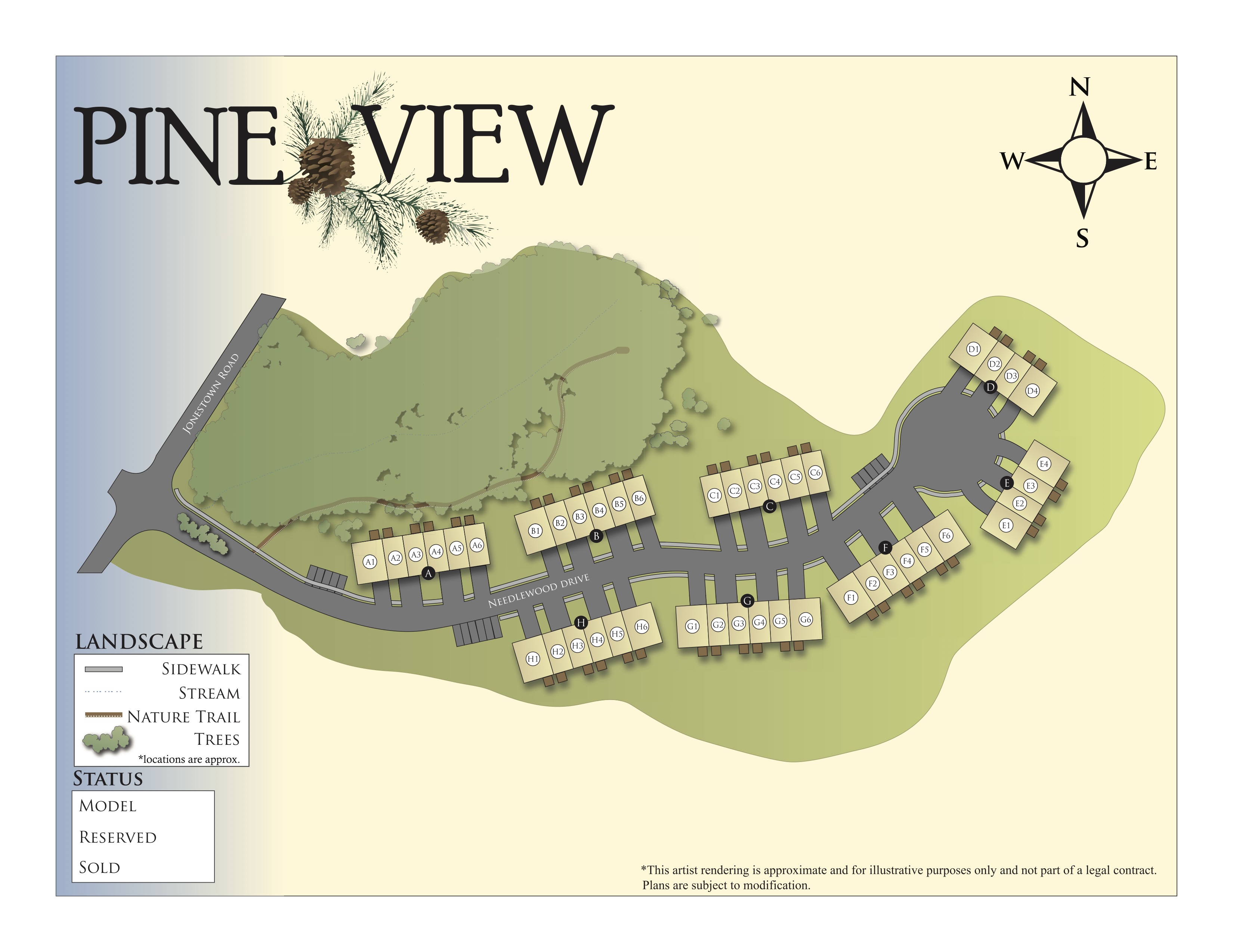Pine View site plan