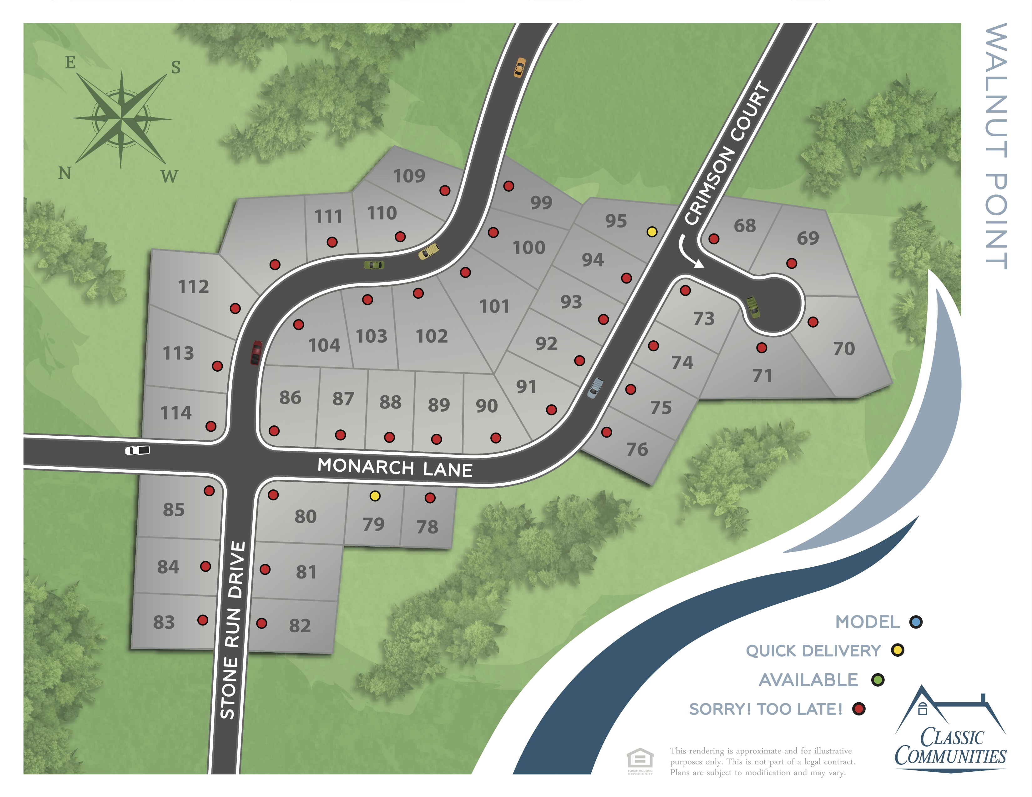 Walnut Point site plan