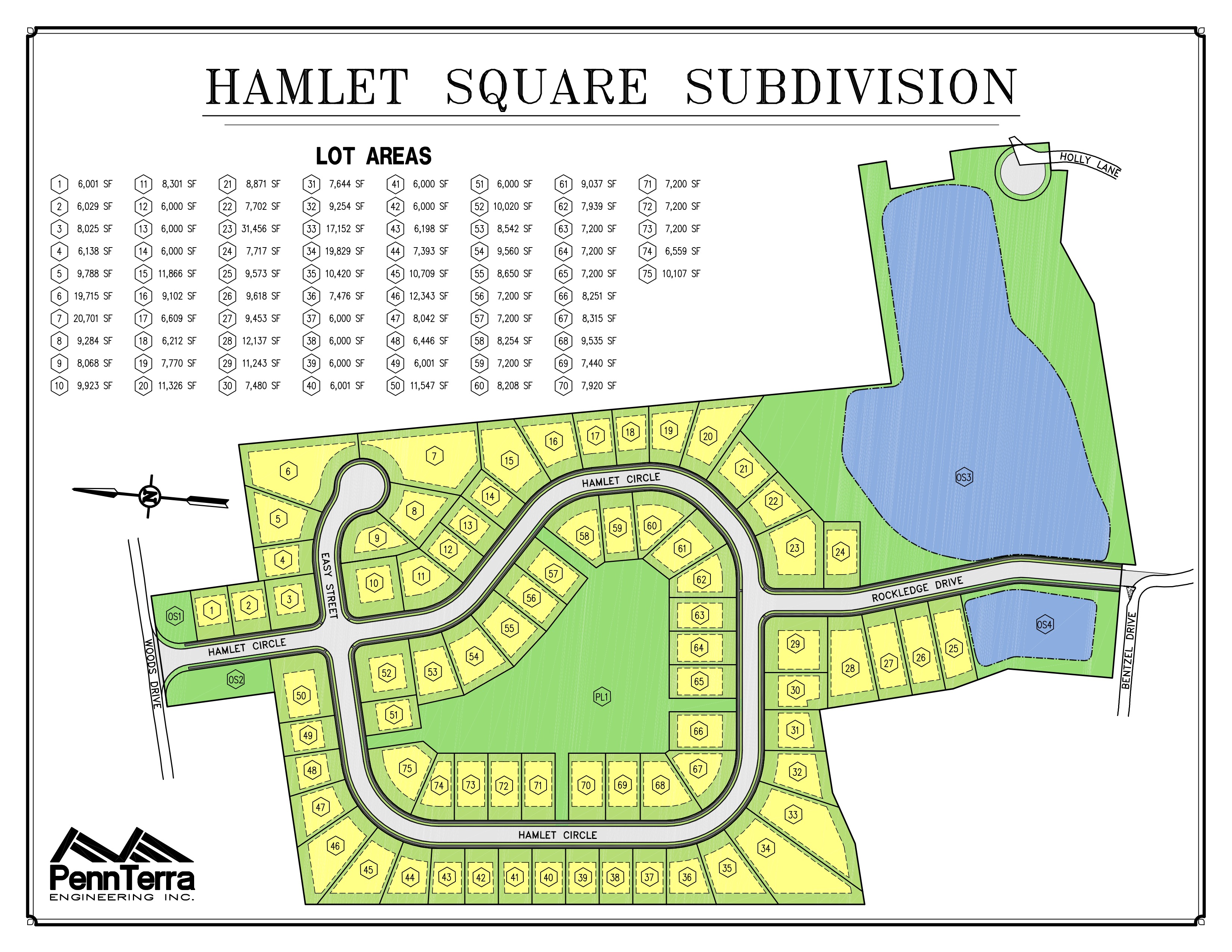 Hamlet Square site plan