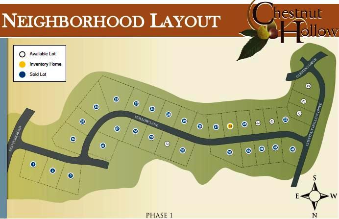 Chestnut Hollow site plan